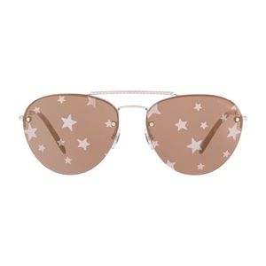 Miu Miu Rockstar Aviator Sunglasses *New* Dusty Rose